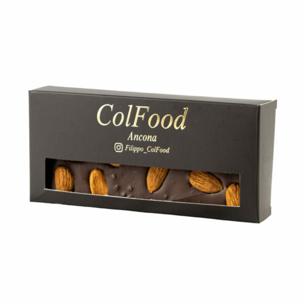 Tavoletta Cioccolato Fondente 54.5% Con Mandorle