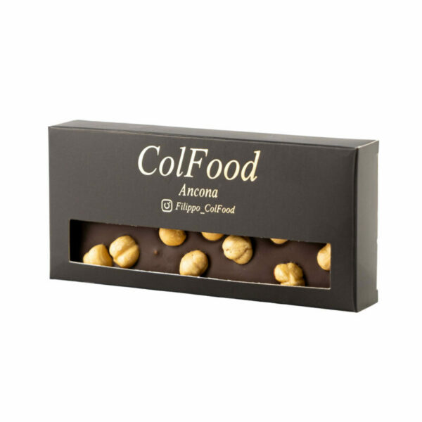Tavoletta Cioccolato Fondente 54.5%  Con Nocciole